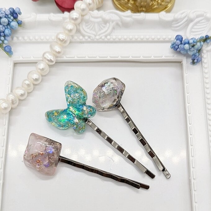 ヘアピン3点セット⑥ No.81