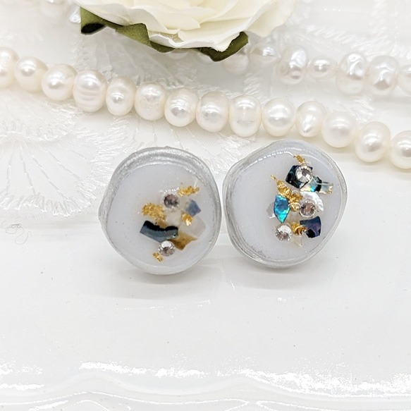 天然石風のピアス No.105ピアス