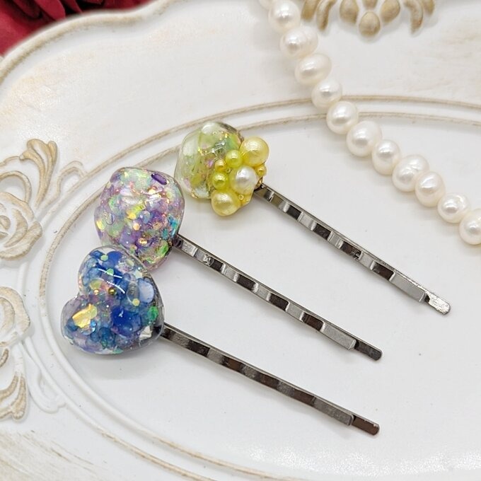 ヘアピン3点セット⑦ No.82