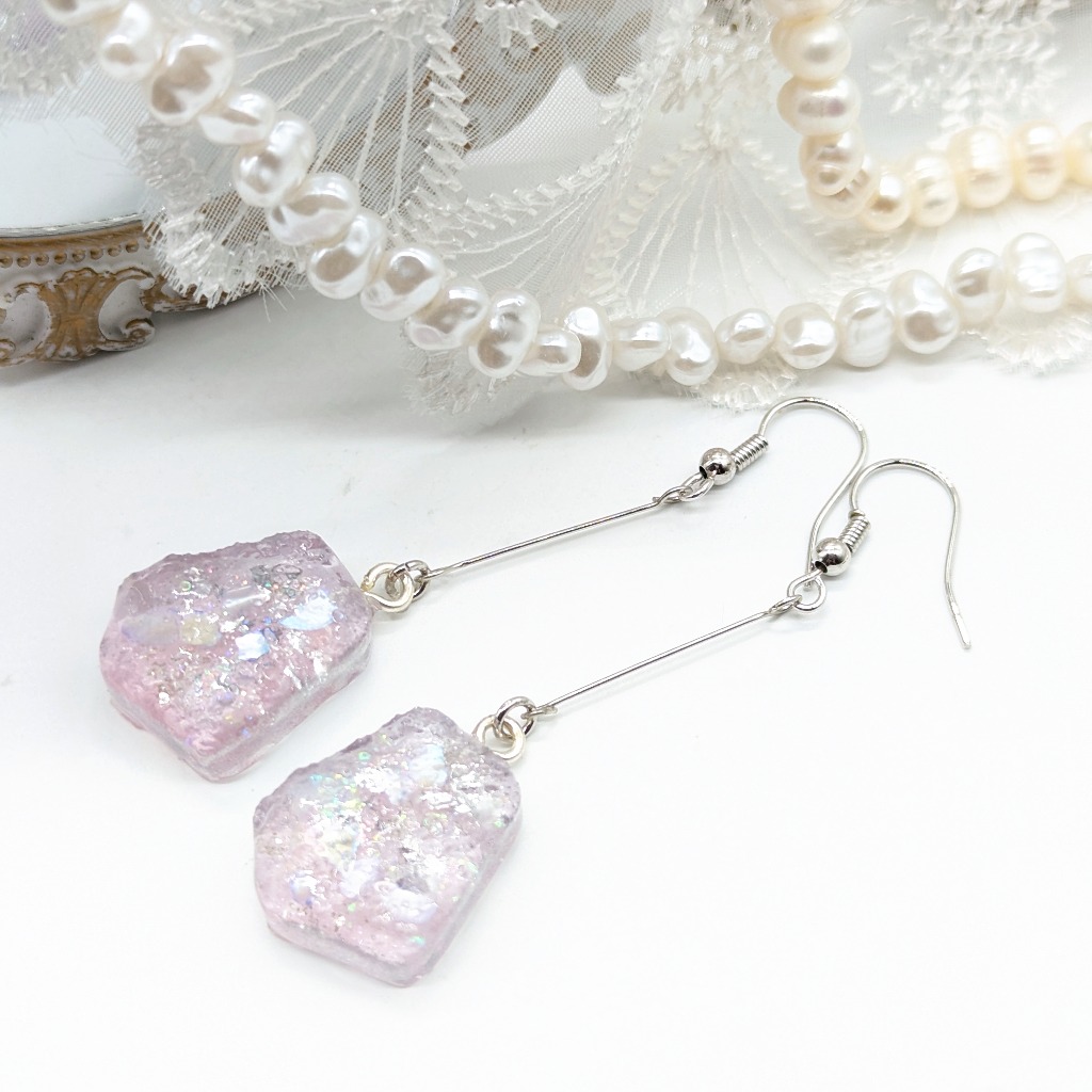 幻想花のピアス No.130