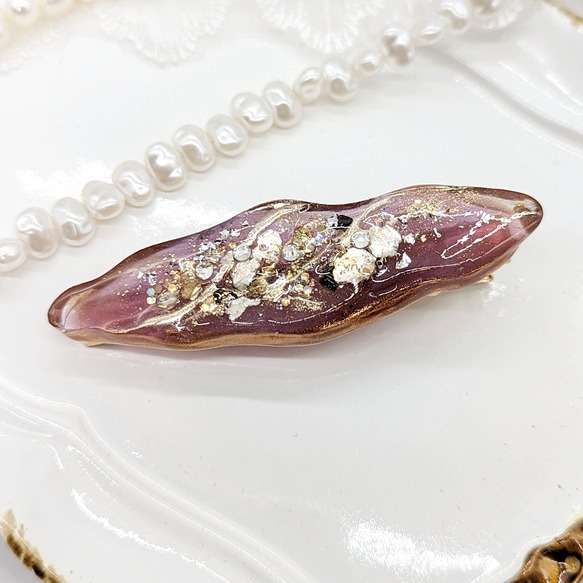 天然石風のヘアピン No.102ヘアピン