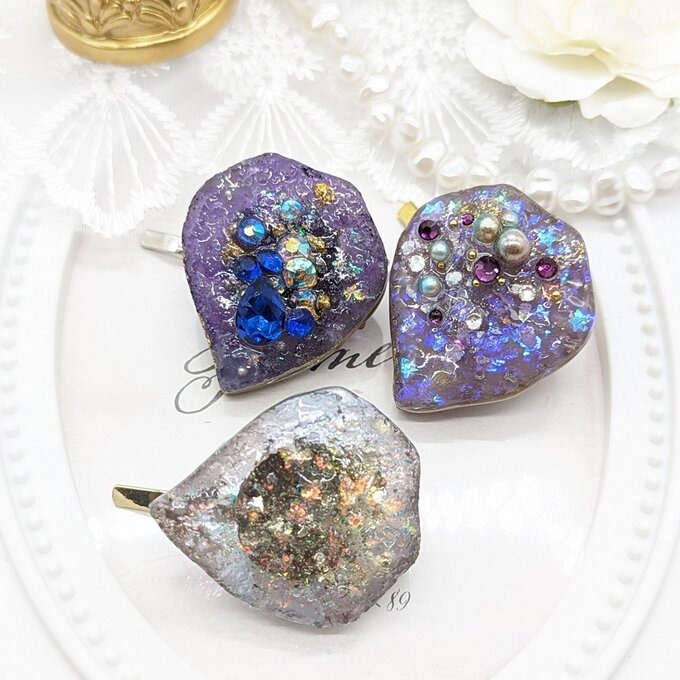 天然石風のポニーフック No.22 