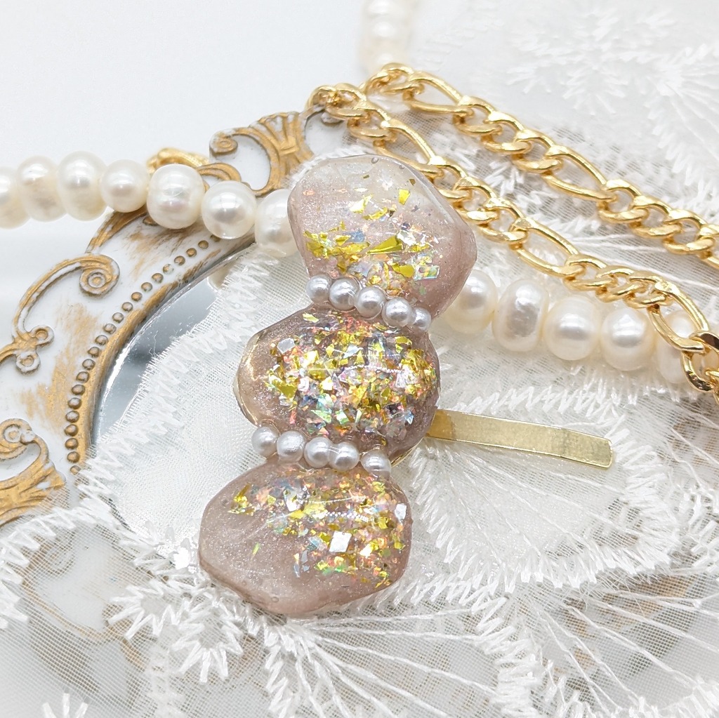 水面模様のポニーフック