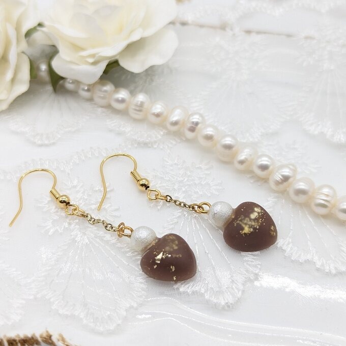 チョコレートのピアス No.58